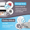 AgoDeo - Glossy Vinyl Stickervellen A4 - 32 + 2 bonusvellen - Waterbestendig