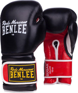 Benlee Sugar Deluxe - Vechtsporthandschoenen - Hoge schokabsorptie - zwart/wit/geel/rood