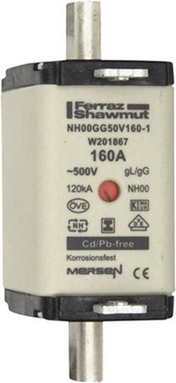 Mersen 1F769.000000 NH-zekering Afmeting zekering : 00 160 A 500 V 1 stuk(s)