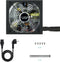 TooQ TQXGEII-600SAP - Voedingsbron ATX - 600W 80 Plus Bronze - Zwart