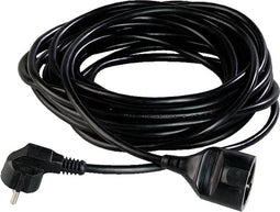 AS Schwabe 51012 Stroom Verlengkabel 16 A Zwart 10.00 m