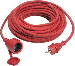 AS Schwabe 60271 Stroom Verlengkabel Rood 10.00 m