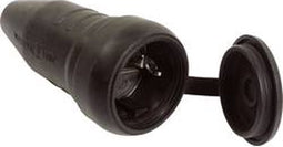 AS Schwabe 60419 Koppeling met randaarde 230 V Zwart IP44