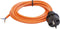 AS Schwabe 70913 Aansluitkabel Stroom Oranje 5.00 m