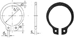 As-zekeringsring Reely Geschikt voor asdiameter: 8 mm 20 stuk(s)