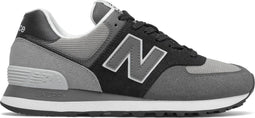 New Balance 574 - Dames Sneakers - Suède met mesh - Grijs - Zwart (2021) - Maat 38