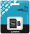 Kingston Canvas Go! Plus - microSDXC 1TB - UHS-I tot 200MB/s - A2