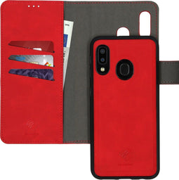 iMoshion Hoesje Geschikt voor Samsung Galaxy A20e Hoesje Met Pasjeshouder - iMoshion Uitneembare 2-in-1 Luxe Bookcase - Rood