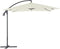 vidaXL - Zweefparasol - met - stalen - paal - 250x250 - cm - azuurblauw