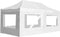vidaXL - Partytent - inklapbaar - met - wanden - 6x3 - m - aluminium - wit