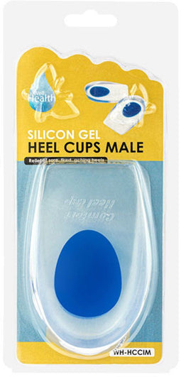 Wellhealth - Hielspoorkussens - Extra ondersteuning voor heren - Blauw (2 paar)