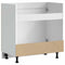vidaXL - Spoelbakonderkast - Kalmar - 80x46x81,5cm - bewerkt - hout - sonoma - eiken