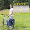 New Looxs ® Odense Double - Fietstassen Dubbel - Bevestiging met Riempjes - Geschikt voor Elektrische Fietsen - 39 Liter - Donkerblauw