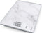 Soehnle Page Compact 300 - digitale keukenweegschaal - 5 kg capaciteit - 1 g nauwkeurig - marmerlook - wit