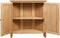vidaXL - Hoekkast - 80x33,5x78 - cm - massief - eikenhout