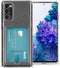 iMoshion Hoesje Geschikt voor Samsung Galaxy S20 FE Hoesje Met Pasjeshouder - iMoshion Softcase Backcover met pashouder - Transparant