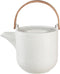 ASA - Sencha - Theepot met houten handvat - Porselein - Wit
