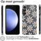 imoshion Hoesje Geschikt voor Samsung Galaxy S23 FE Hoesje Siliconen - imoshion Design hoesje - Meerkleurig / Daisy Flower