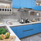 vidaXL - Meubelfolies - zelfklevend - 2 - st - 500x90 - cm - PVC - azuurblauw