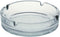 Asbak 10,5 x 3,5 cm transparant glas - Tafel asbakken