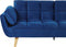 ASBY - Slaapbank - Blauw - Fluweel