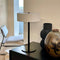 Dyberg Larsen Calix - Tafellamp - Stoffen kap - Nature/Black