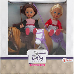 Lilly Tienerpoppen met Paarden, 12cm