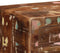 vidaXL - Wandtafel - 90x32x75 - cm - massief - gerecycled - hout