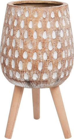 ASCLEPIAS - Bloempot - Lichtbruin - Magnesium