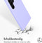 Accezz Galaxy S23 Ultra - Liquid Silicone Backcover - Schokabsorberend - Paars