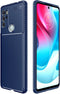 iMoshion Hoesje Geschikt voor Motorola Moto G60s Hoesje Siliconen - iMoshion Carbon Softcase Backcover - Blauw