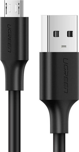 Ugreen 60137 - USB-kabel - Micro USB 2.4 A 480 Mbps 1,5 m - zwart