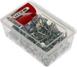 Asfaltnagel verzinkt 3.0x20mm 450 gram kopspijker. DeltafiX