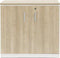 Modulaire draaideurkast Chief 85x90x42cm Havanna met Aluminium ombouw
