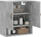 vidaXL - Wandkast - 60x31x70 - cm - bewerkt - hout - betongrijs
