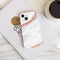 Selencia Aurora Fashion Backcover geschikt voor de Samsung Galaxy A33 - Duurzaam hoesje - 100% gerecycled - Wit Marmer