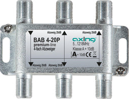 Axing BAB 4-20P Kabel-TV lasdoos 4-voudig 5 - 1218 MHz