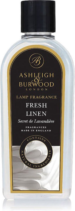 Ashleigh & Burwood Navulling - voor geurbrander - Fresh Linen - 500 ml