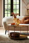 D - Light & Living - Salontafel BELITA - Ø65x45cm - Bruin
