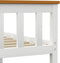 vidaXL - Bedframe - massief - grenenhout - wit - 140x200 - cm