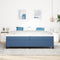 vidaXL - Bedframe - Blauw - 200x200 - cm - Corduroy - Stof