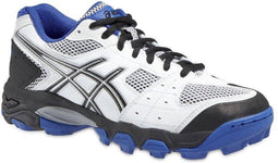Asics Asics Gel-Blackheath 4 Sportschoenen - Maat 33.5 - Unisex - wit,zwart,blauw