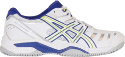Asics - Gel-Challenger 9 - Tennisschoenen - Dames - Maat 43.5 - Wit/Blauw/Groen