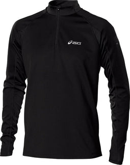 Asics Long Sleeve 1/2 Zip Top - Sportshirt - Heren - Maat S - Zwart