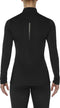 Asics Longsleeve 1/2 Zip Top Dames Sportshirt - Maat L - Vrouwen - zwart
