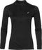 Asics Longsleeve 1/2 Zip Top Dames Sportshirt - Maat L - Vrouwen - zwart