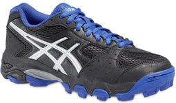 Asics Sportschoenen - Maat 34.5 - Mannen - zwart/blauw/zilver
