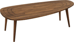 Asir - Koffietafel - Okkernoot - 115 x 38 x 50