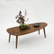 Asir - Koffietafel - Okkernoot - 115 x 38 x 50