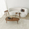 Asir - Koffietafel - Okkernoot - 115 x 38 x 50